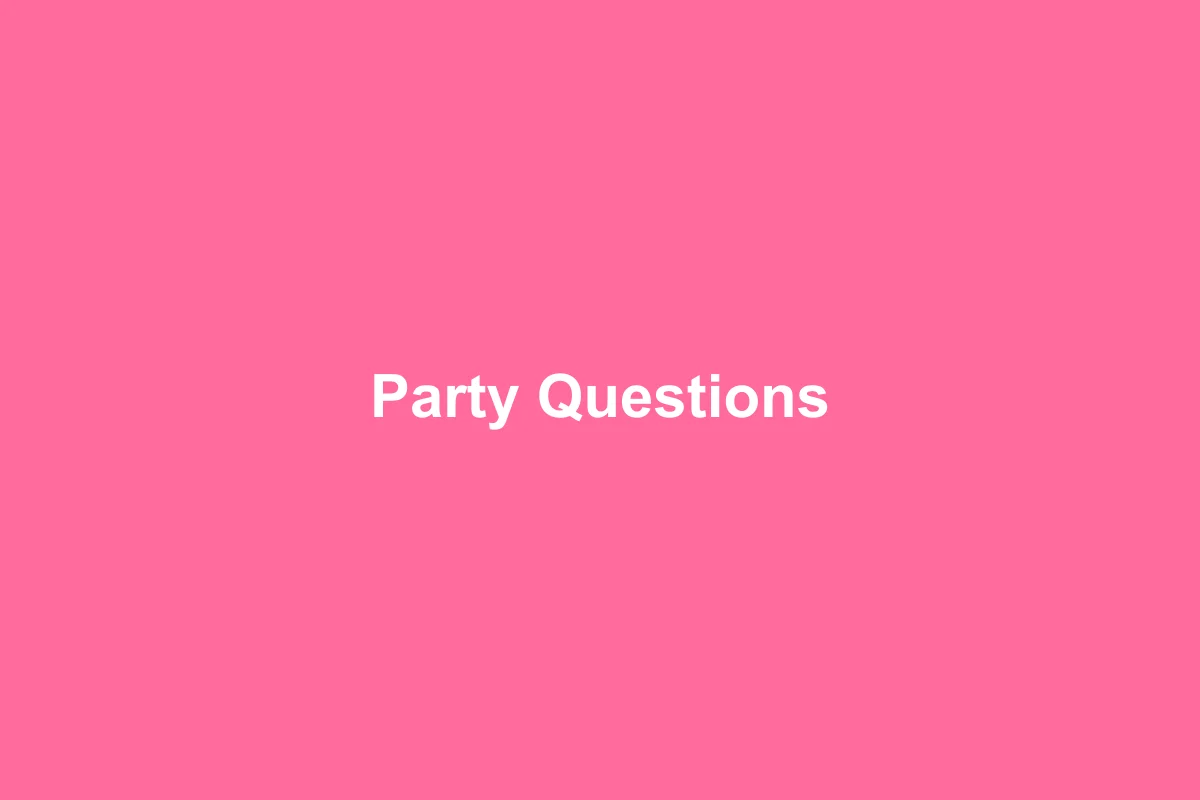 Hen Party Questions