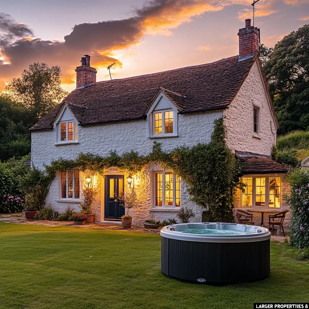 Hot tub hen party houses