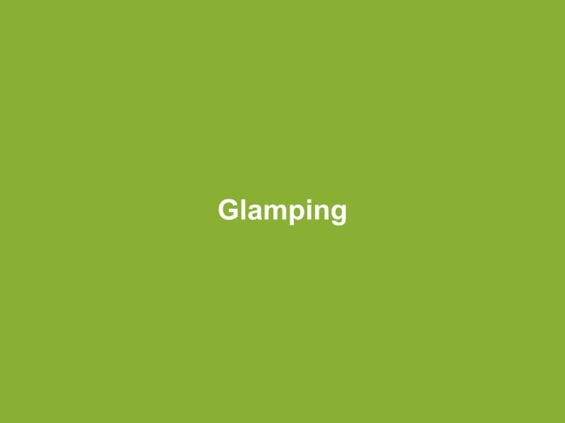 Glamping location