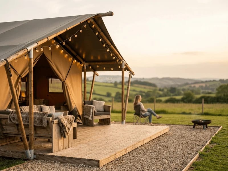 Safari Tents location
