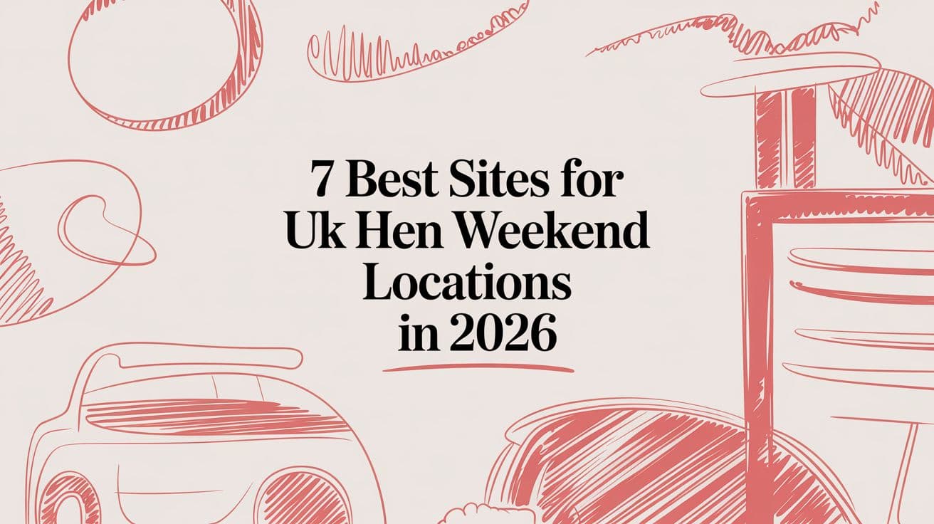 7 Best Sites for UK Hen Weekend Locations in 2026