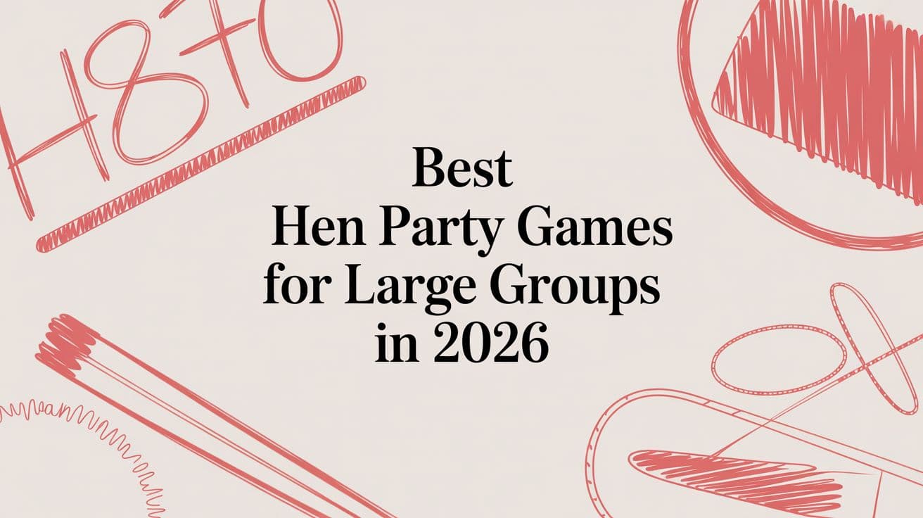 Best Hen Party Games For Large Groups In 2026
