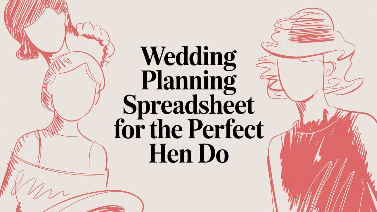 Wedding Planning Spreadsheet for the Perfect Hen Do