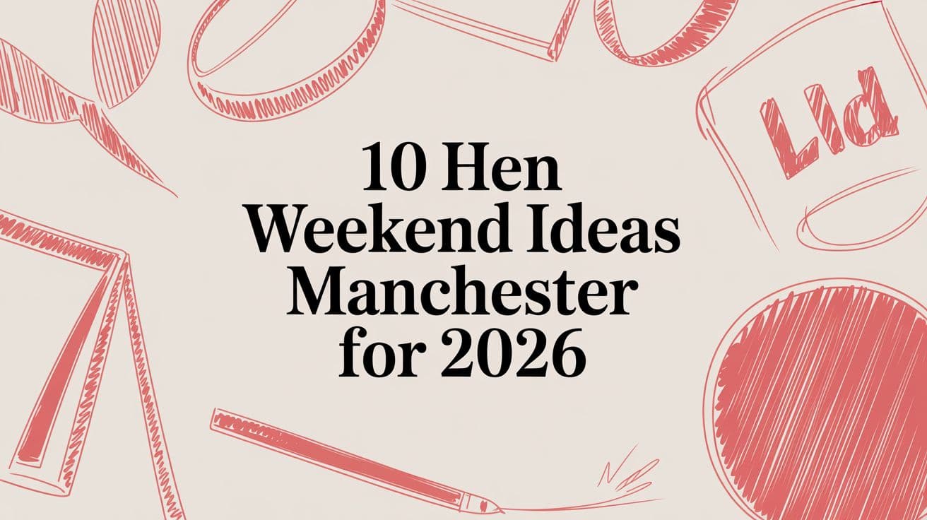 10 Hen Weekend Ideas Manchester for 2026