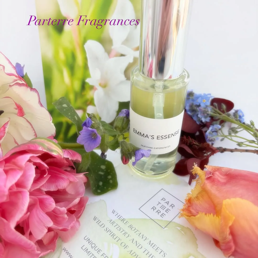 A group of women enjoying a perfume-making workshop at Parterre Fragrances.