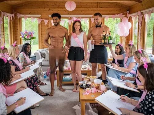 Life Drawing Hen Parties logo