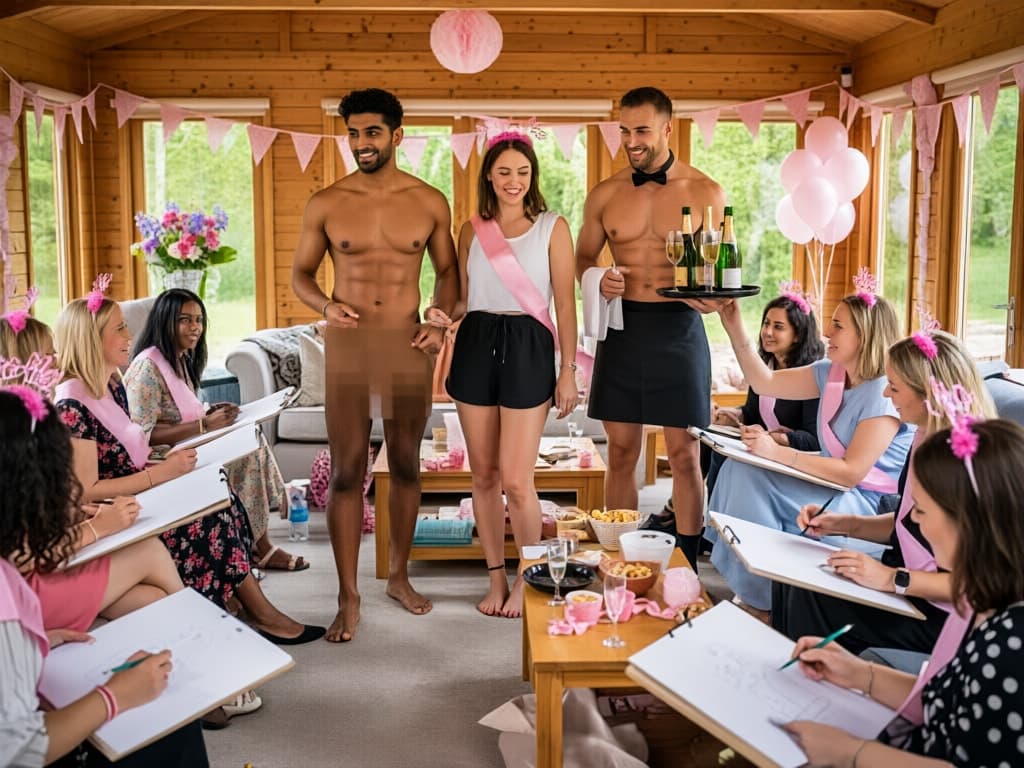 Life Drawing Hen Parties